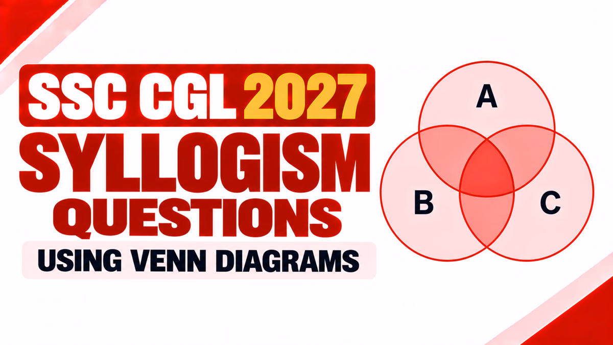 Syllogism Questions Using Venn Diagrams